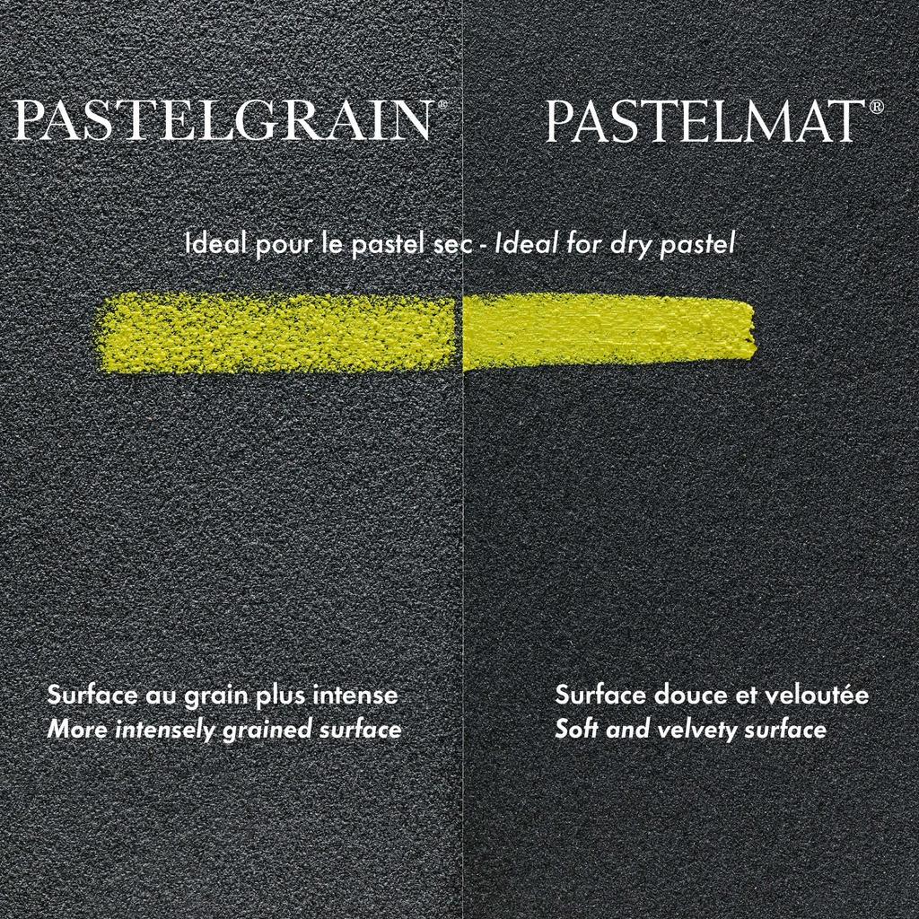 Clairefontaine Pastel Mat 2 12 Pastel Neutral Suitable for Pencils and Colored Clairefontaine Cf96008 No. Block, 30x40cm, Sheets, 360g/m², Paper,