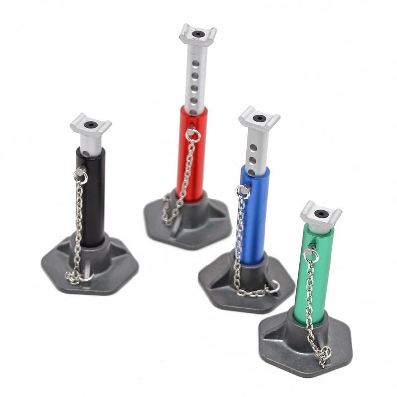 Metal Simulation Jack Stand Tool Car Kits RC Model Metal Made Wheel Hub for Car Toy 1/10 Crawler Car Accessories
