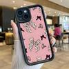 Black Spot Bow Is Suitable for Iphone16pro Mobile Phone Case 11 Apple 15 Foreign Trade 14/13promax New 12.