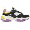 Skechers Stamina V2 Women Colorful Low Top Dad Shoes Synthetic Leather Mesh Round Toe Lace Up 149916-BKMT