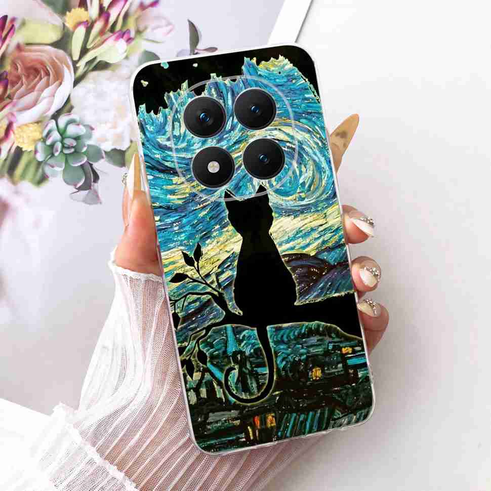 Für Xiaomi Redmi Note 15 Pro Plus ProPlus 5G Hülle Blume Cartoon Hülle Weiche Silikonhülle Für Redmi Note 15 Pro+ Hülle
