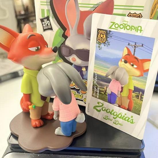 Zootopia Blind Box Series: Cute Judy & Nick Figures Ornaments