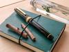 WANCHER Limited Edition SAILOR Original Professional Gear Champagne Dark Green 21K Gold Fountain Pen Special Medium [WANCHER Edition] (M Nib)