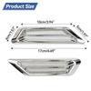 2Pcs Silver Chrome Auto Car Accessories Air Flow Fender Side Vent Sticker Trim | Easy Installation | Xukey | Aftermarket
