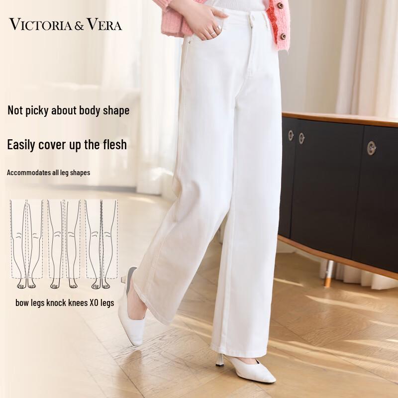

VICTORIA&VERA Women s Relaxed Straight Leg Jeans V9011K01 XL