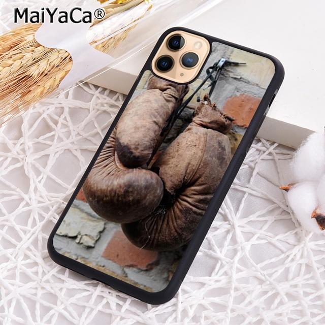 

Boxing Gloves Hanging on a Wall Phone Case For iPhone 17 Air 16 15 14 plus 12 13 pro max Shell Cover coque iPhone 11pro