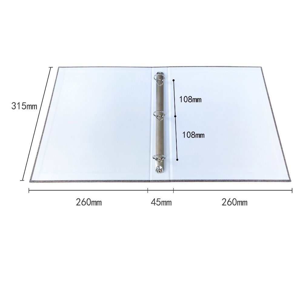 6pcs Colorful Plastic Binder Folders A4 Clear Punched Pockets Snap Closure 11 Holes Label Loose-Leaf School