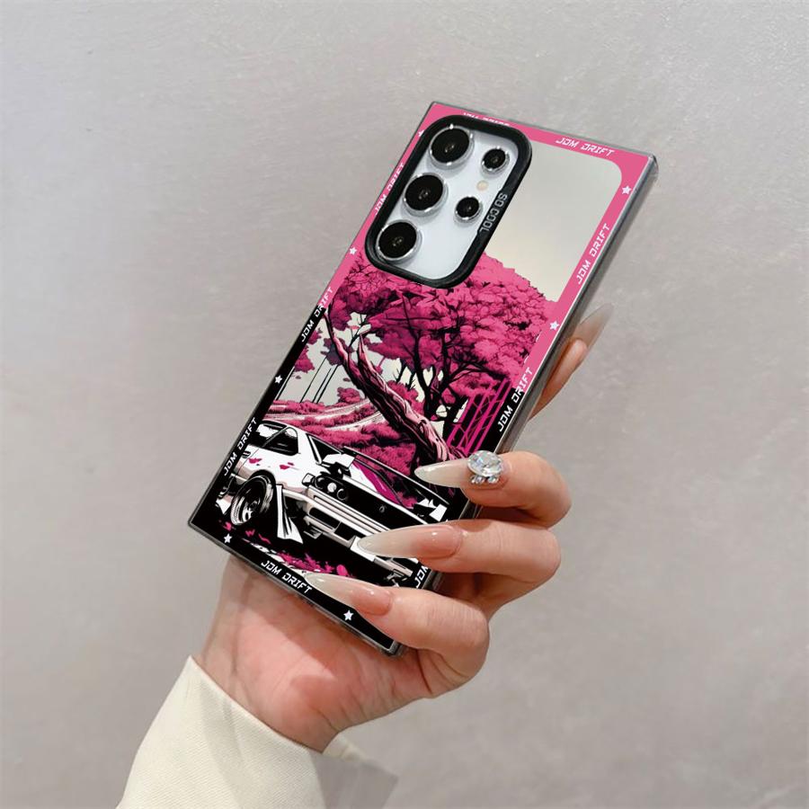 Case for Samsung Galaxy S22 Ultra S20 FE S24Ultra S25Plus S25 S21 S24 FE Note 20 Ultra S23 Soft Cover Japanese JDM Drift Car