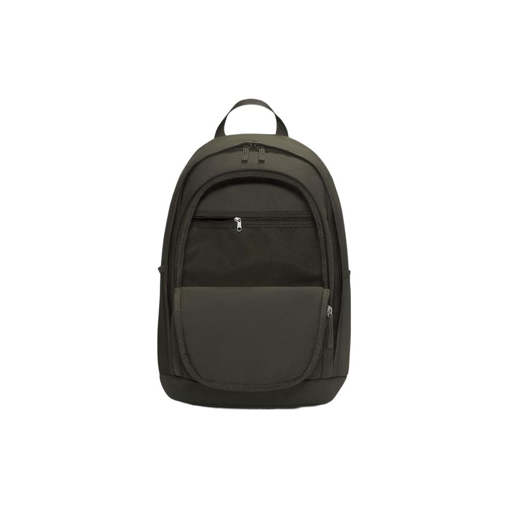 Nike Hayward Large Logo Strap Large Capacity Zipper Fabric Backpack Unisex Backpack Redwood-Green Light-Green DV1296-355