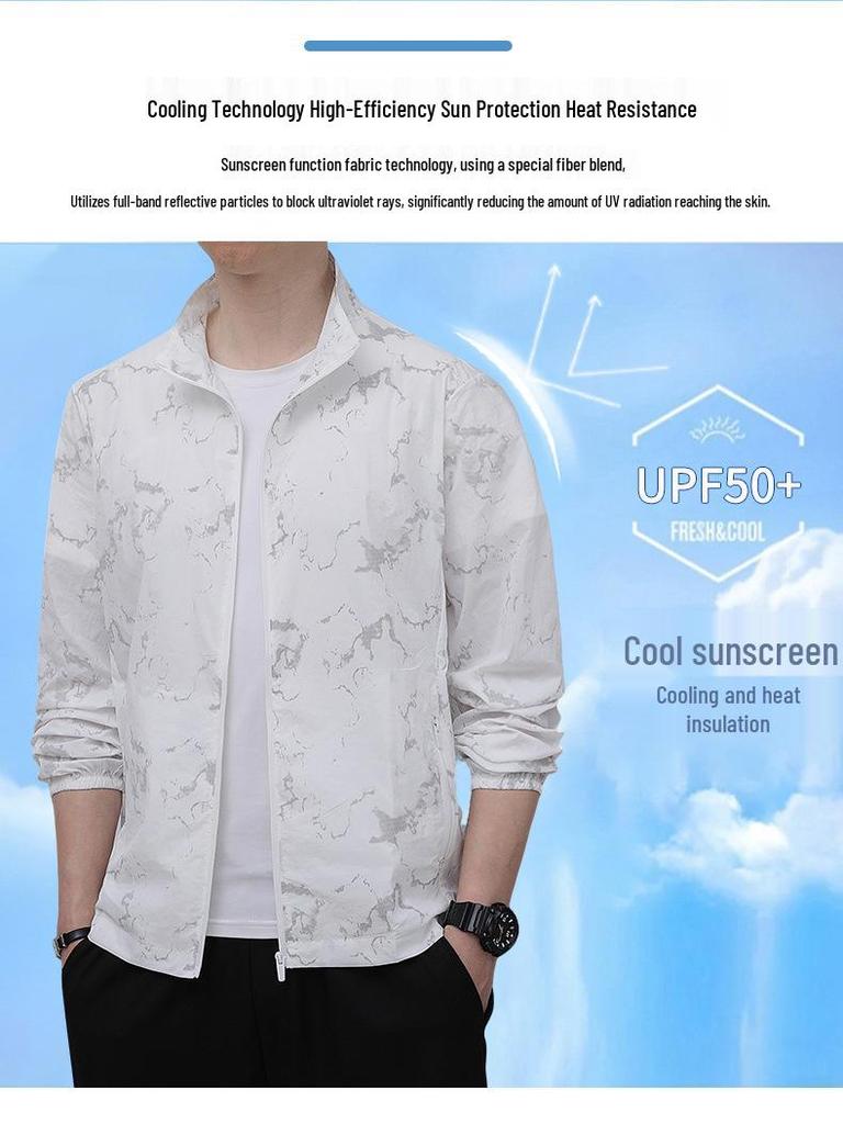 Herren Ultra-Leichte Tarnjacke mit UV-Schutz