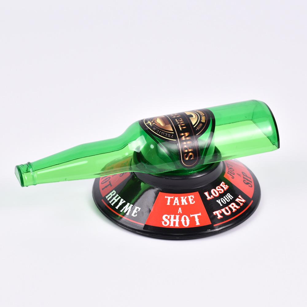 Rotating Bottle Drinking Game Wheel of Fortune Small Pub Pointer Game Props Bar Drinking Punishment Supplies