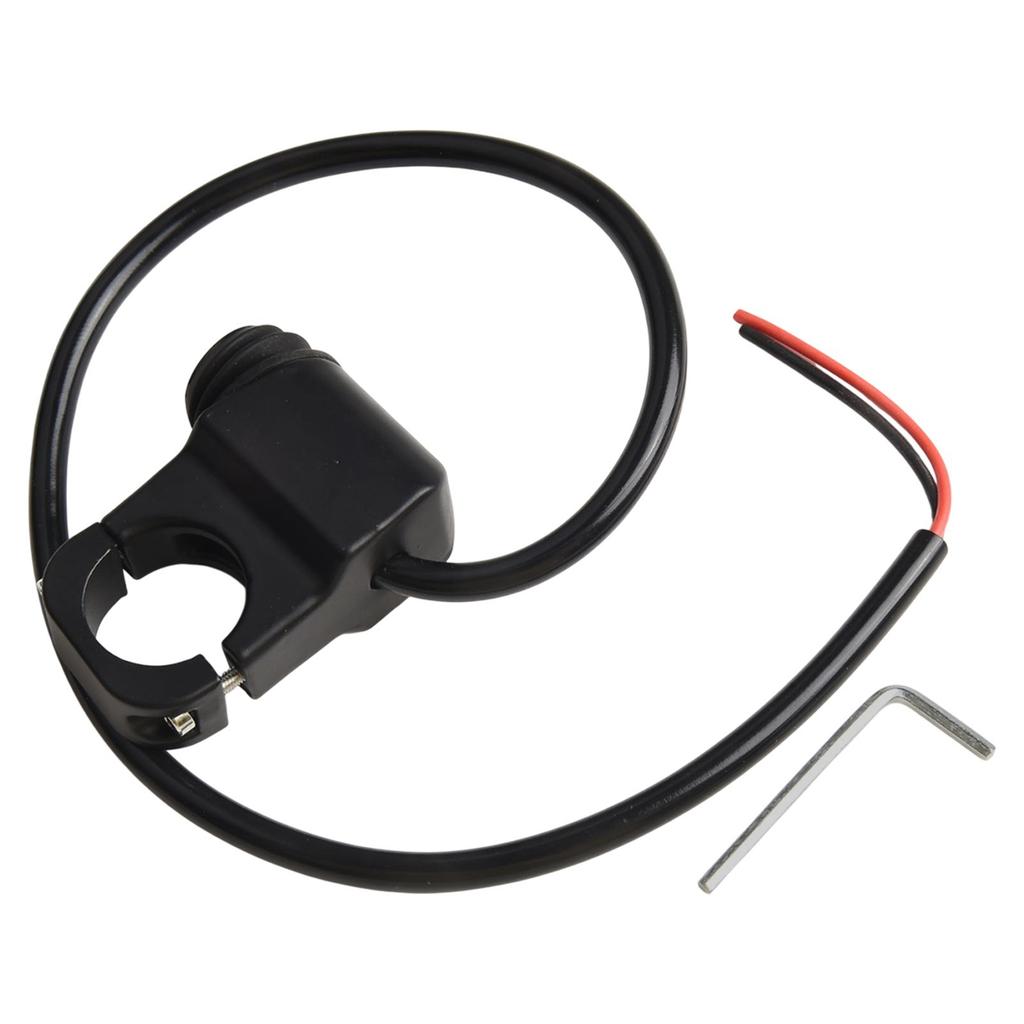 Headlight Switch Waterproof 12V Black CNC Aluminum-alloy