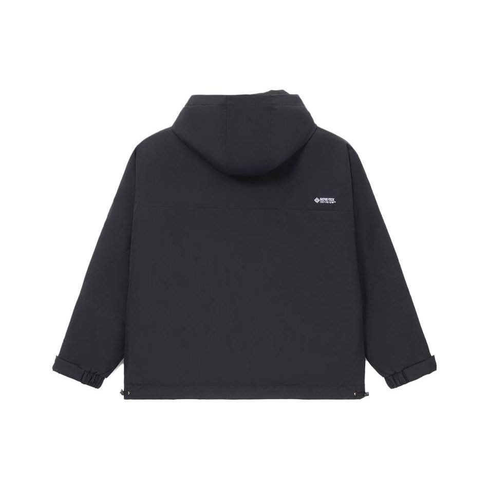 Li Ning Sports Fashion Series Loose Casual Warm Hooded Cotton Jacket Men Jacket Black AJMR033-1