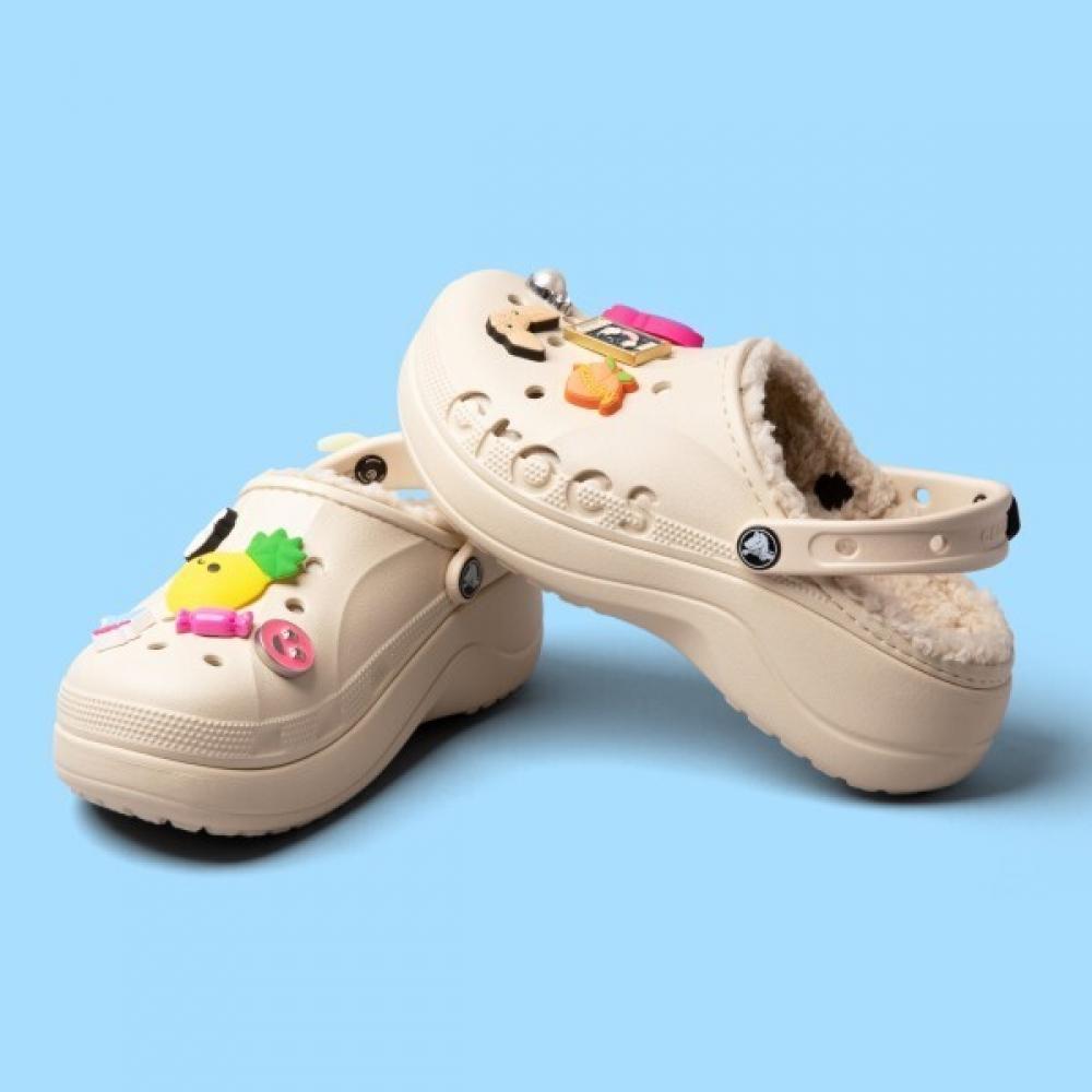 

Crocs Сабо Vaya Platform Lined Clog 208708 11s W6(230mm)