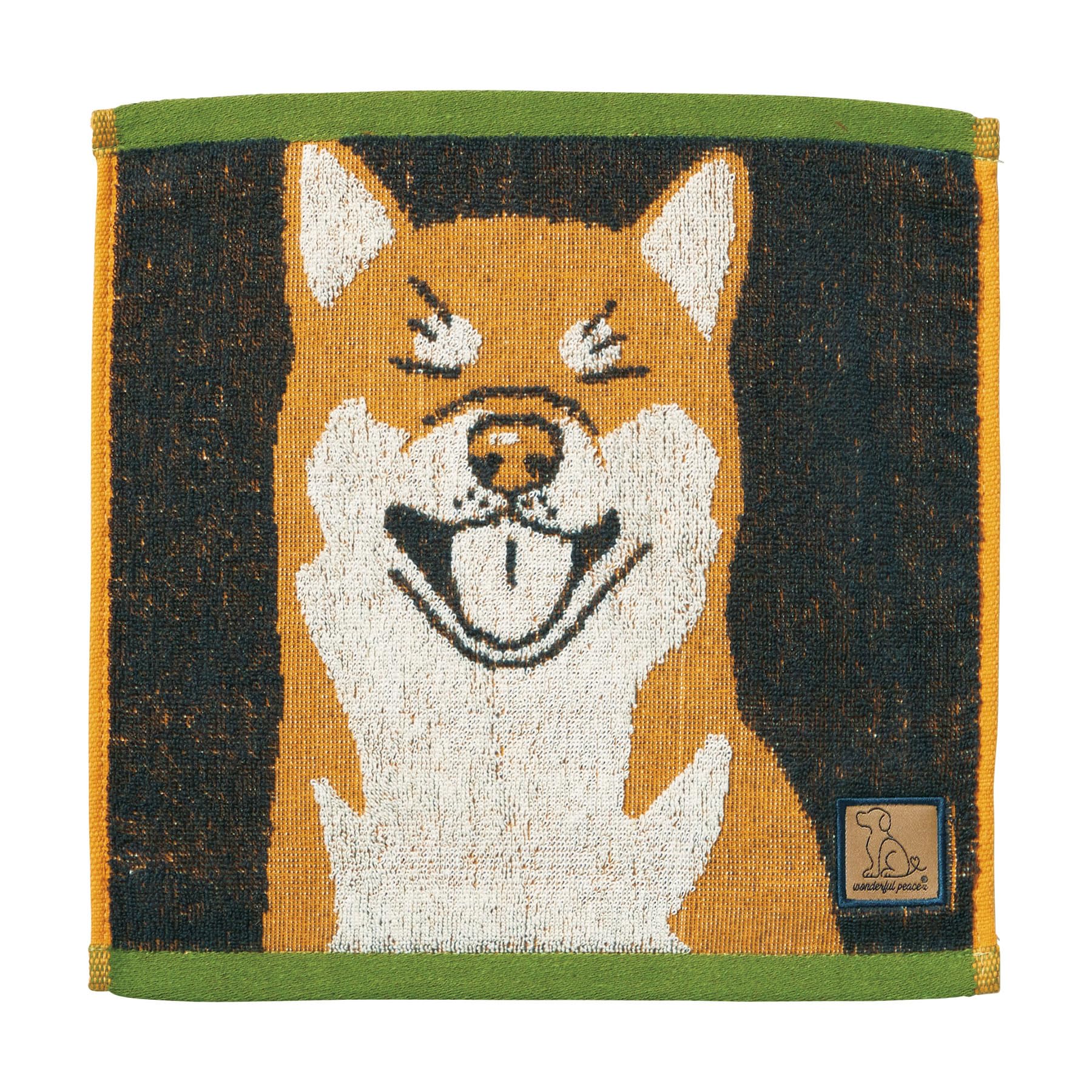 

Marushin Wonderful Peace Love Eyes Сиба 0765001400 Носовой платок, Ину, Собака, Кошка, Милый, Антибактериальный, Устойчивый к запахам, 100% хлопок,