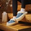 Homemade knitted slippers, comfortable women's home slippers, fluffy slippers 39/40