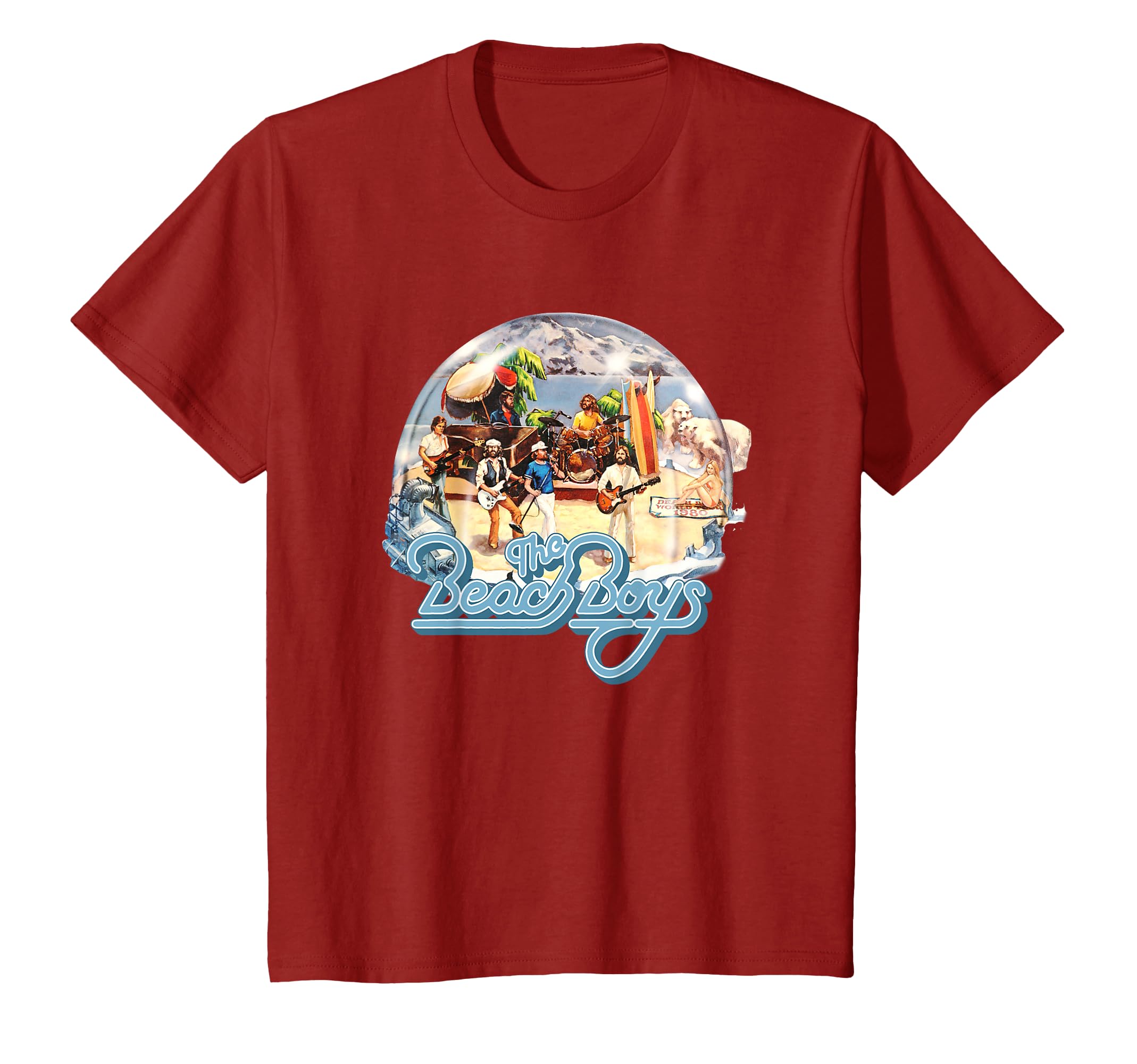 Official Beach Boys Snow Globe T-Shirt