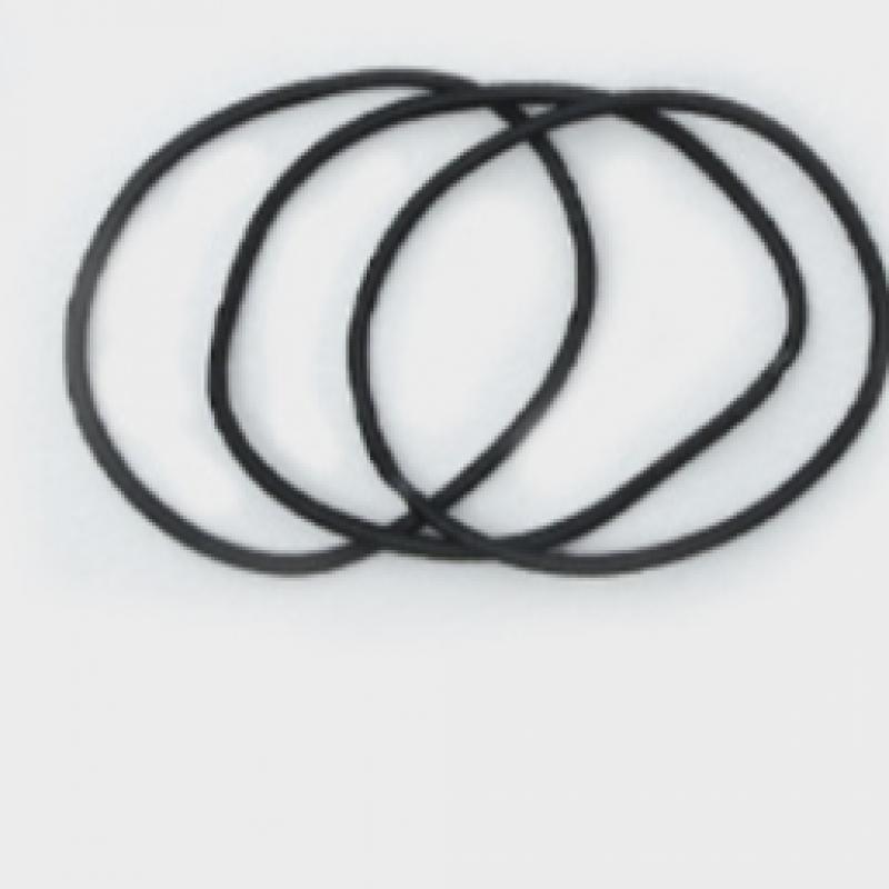 Daiso No Tip Black Hair Elastic Band  Pack Of 10