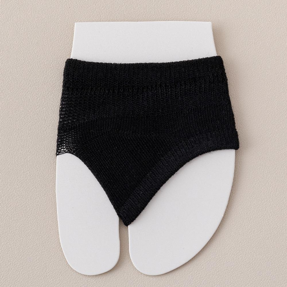 Solid Color High Heels Forefoot Pad Socks Cotton Flip-flop Toe Socks New Boat Socks