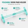 Foldable Book Page Holder Transparent Reading Book Clip New Book Page Clip  Reading Accessories