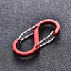 2pcs S Shape Carabiner Aluminum Alloy 8 Figure Clip for Outdoor Water Bottle Keychain Hooks hiking Fishing Hooks