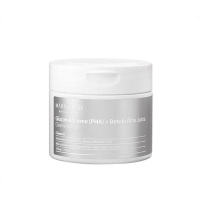 [MARY & MAY] (bo) Gluconolactone (PHA) + Betula Alba Juice Cleansing Pad 270ml(70pads)