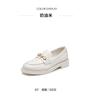Sijiatu Spring New Four Convenience Jazz Fu Shoes, Coarse Heel Small Leather Shoes, Women's Single Shoes 9UL01AA5