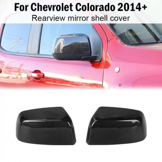 2Pcs Outside Side Rearview Mirror Cover Trim for Chevy Colorado/GMC Canyon 2014+