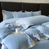 Luxury Lyocell Tencel Four-Piece Bedding Set – Double-Sided Ice Silk for Spring-Summer