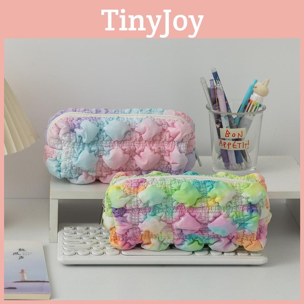 Pencil Rainbow Theme Case Storage Pouch With Large Capacity For Students Gift