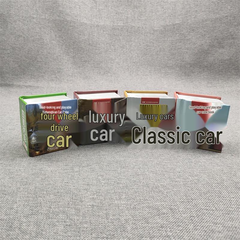 Interaktives Auto-Würfelbuch-Set