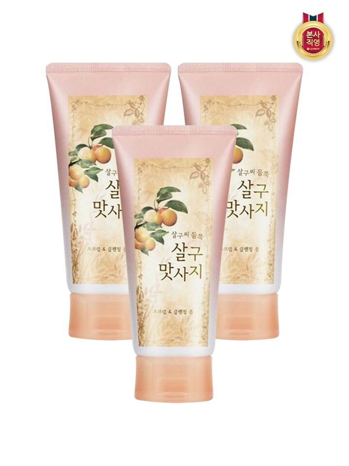 ON:THE BODY Apricot Scrub & Cleansing Foam 120G x 3