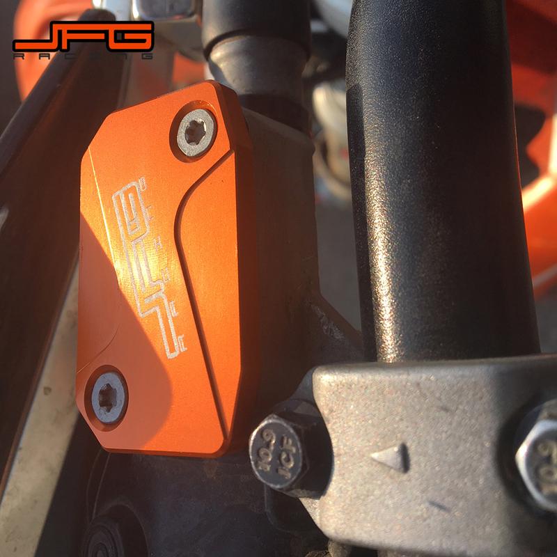 Motorcycle CNC Front Brake Clutch Fluid Reservoir Cover Cap For KTM XC XCW XCF SX SXF EXC EXCF TPI 125 150 250 350 450 2017-
