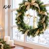 Detailed Wood Carved Angels 12/24/36Pcs Wooden Angel Christmas Ornaments, Vintage Hanging Decorations, Reusable Farmhouse Style Festive Ornaments Tree