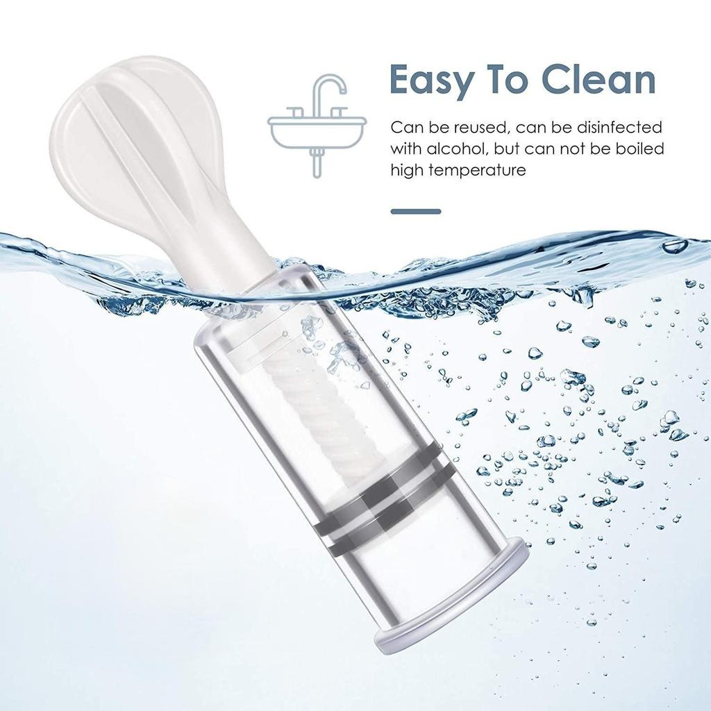 1PC/2PC Ventosa de vácuo corporal para amamentação de mães e mulheres para mamilos planos tímidos e invertidos