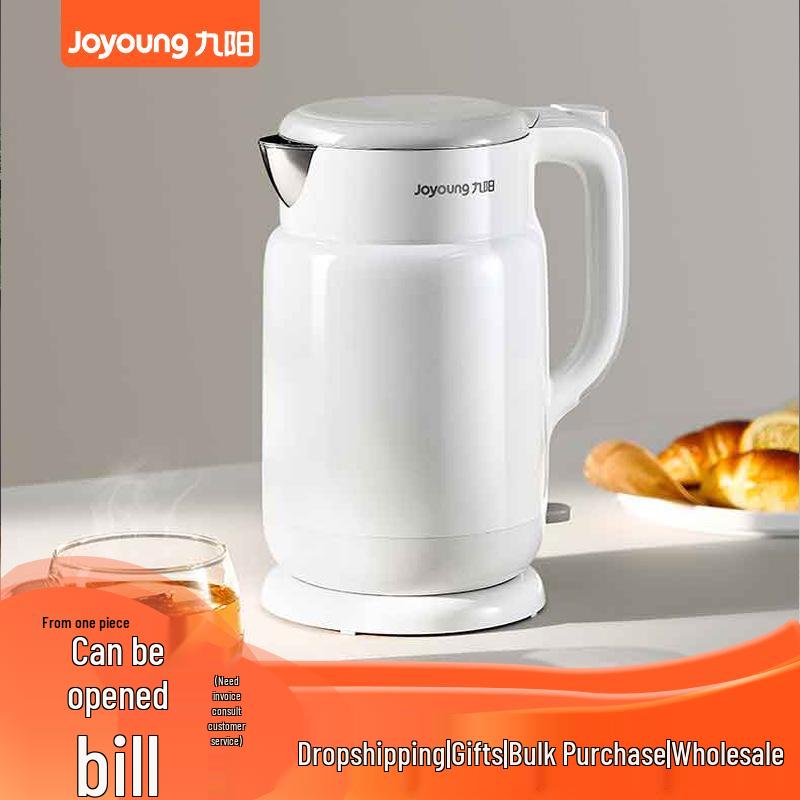 Электрический чайник Joyoung K17FD-W116, двойные стенки, нержавеющая сталь, 1,7 л 1.7L