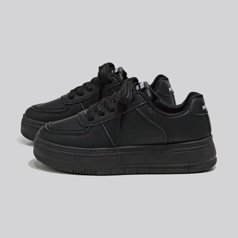 Little White Shoes Women's Spring Low-top Shoes Muffin Shoes Soft-soled Heightening Board Shoes Student Casual Shoes 5