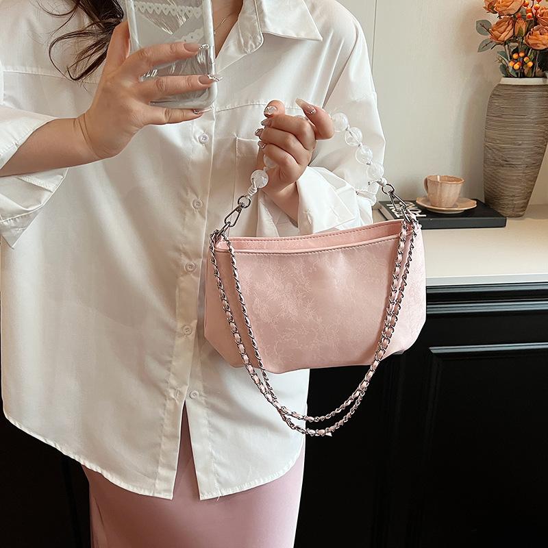 Fashion chain small bag women's new trendy casual shoulder crossbody armpit bag hand bag