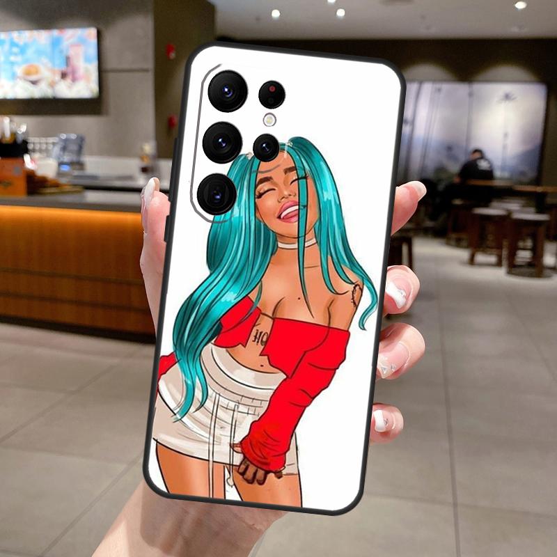 

Karol G Phone Case For Samsung Galaxy S25 Ultra S24 S22 S21 S23 FE S9 S10 S20 Plus S24 FE Soft Cover Galaxy S25Ultra
