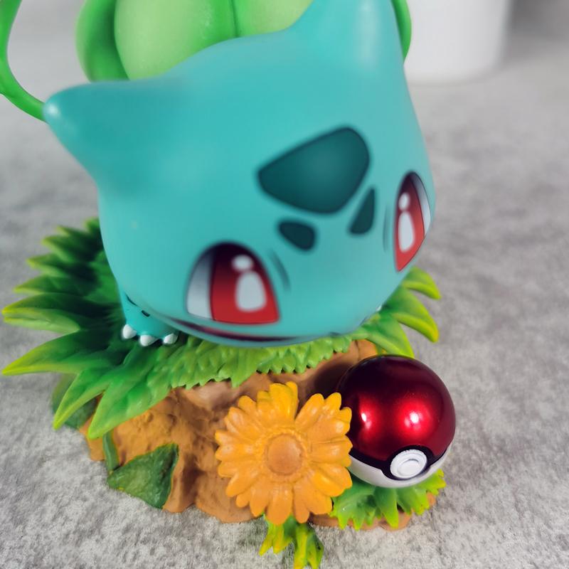 10cm  Pokemon Action Figure Bulbasaur Charmander Squirtle Model Pvc Desktop Ornament Decorations Holiday Gift Children Toys