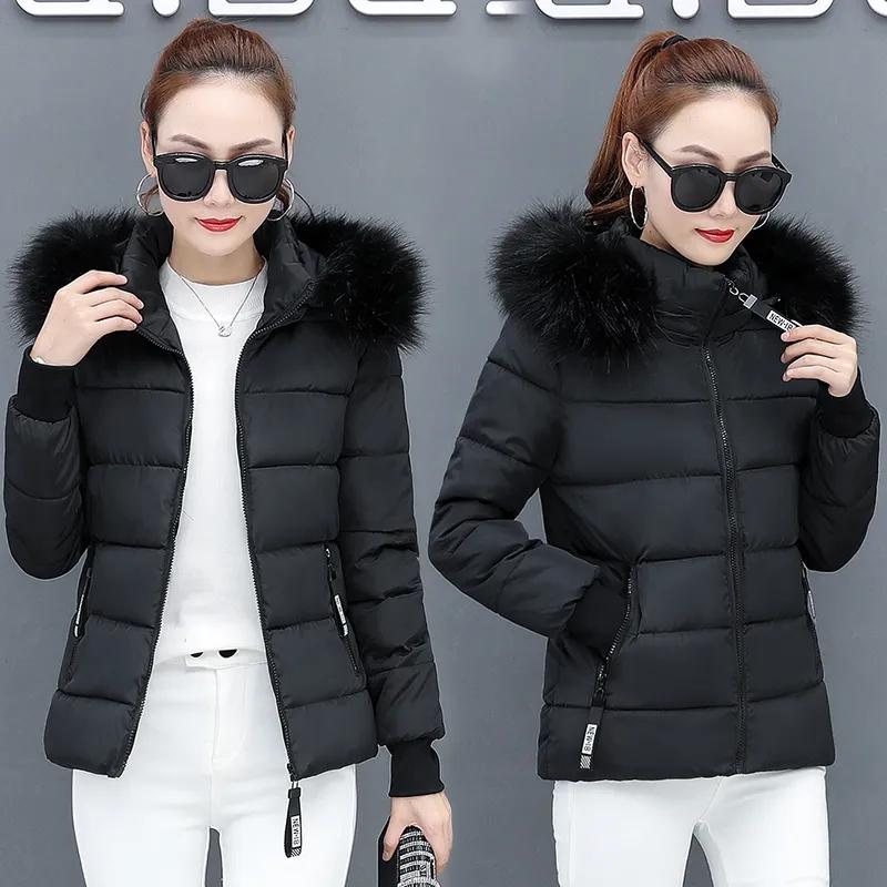 Women's Winter Parka Coat Loose Lady Cotton Padded Outerwear Temperament Casual Ladies Down Cotton Jacket