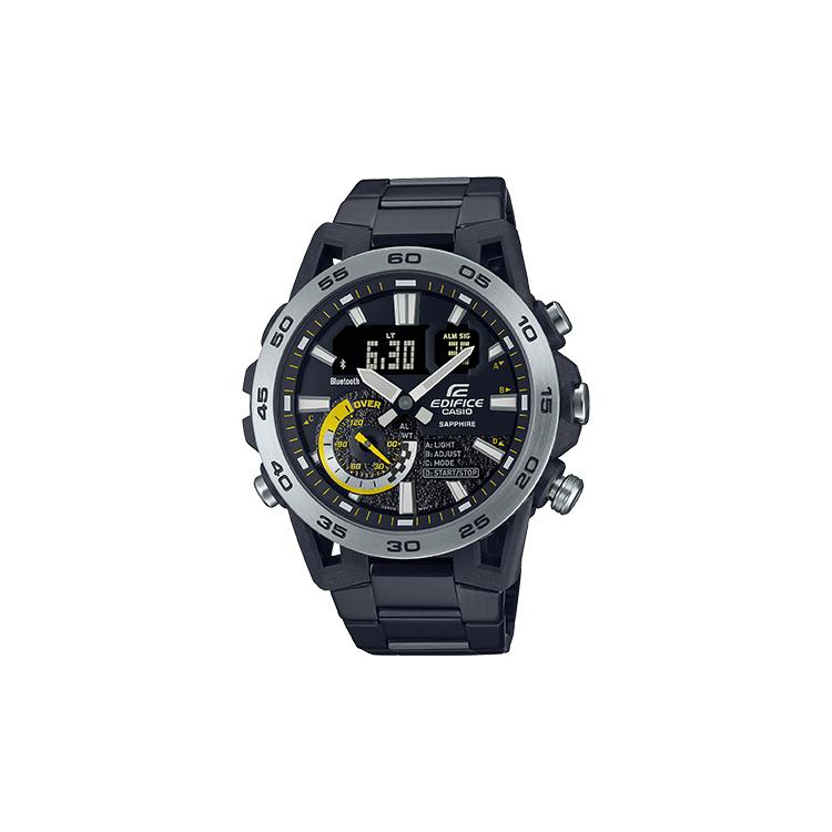 CASIO Men EDIFICE Black Watch ECB-40YDC-1A ECB-40YDC-1A Black Dial ECB-40YDC-1APR