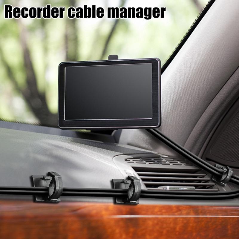 10 buc cleme de cablu pentru camera auto Dashboard cablu clip organizator auto telefon încărcător cablu suport Manager USB linie fixare