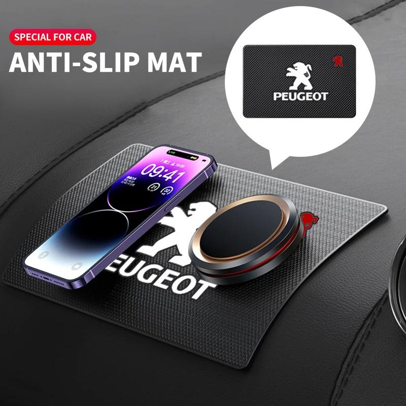 1pcs PVC Car Styling Anti-Slip Mat Silicone Dashboard Non-Slip Pad For Peugeot 206 207 307 3008 2008 308 407 408 508 301 208 RCZ