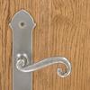 MALTA Handle with Plate for 72mm Insert, STEEL