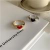 Romantic Red Black Heart-shaped Fashion Accessories Couple Ring Finger Ring Party Jewelry Rings