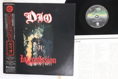 12palcový vinyl DIO Intermission 20PP100 VERTIGO 1986 Japonsko Obi Kovový Použitý