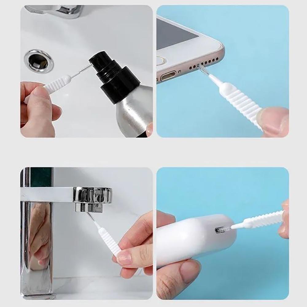 Multifunctional Shower Cleaning Mobile Phone Charging Port Cleaning Brush 65mm Dust Shower Hole Cleaning Mini Brush Bendable Mini Soft Round Brushes