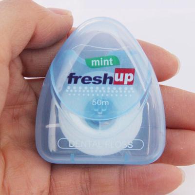 50M Micro Cera Sapore Di Menta Piperita Flosser Dentale Spazzolino Interdentale Denti Stick Stuzzicadenti Filo Interdentale Pick