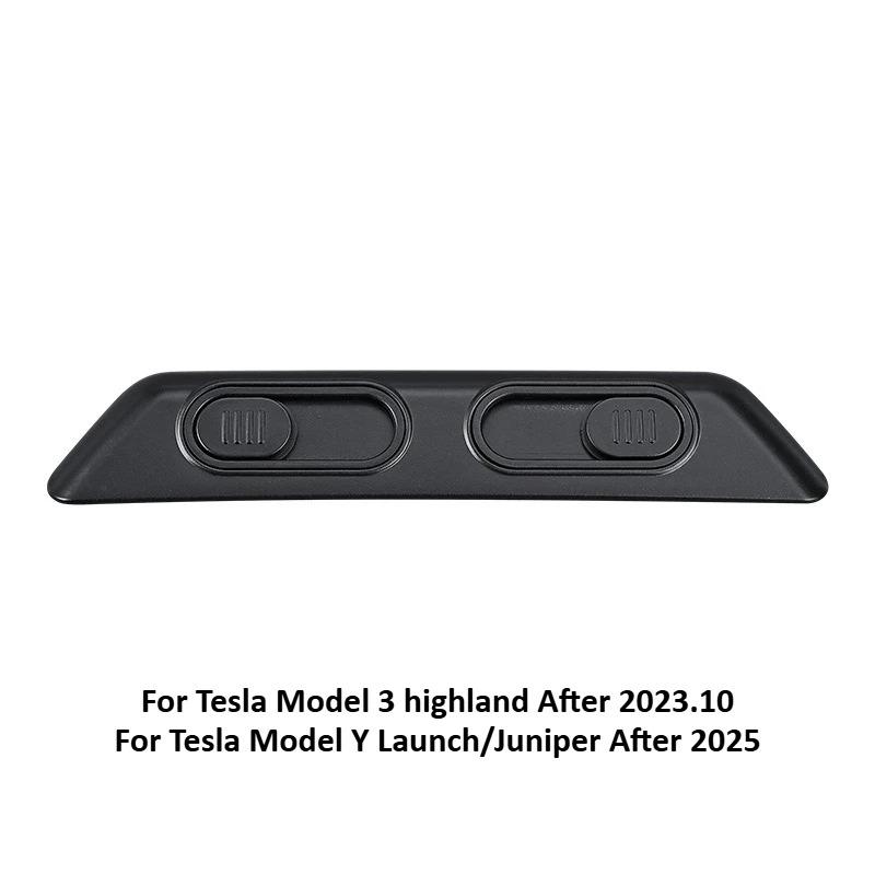 For Tesla Model 3 Highland Y Juniper Rear Air Outlet USB Charging Dustproof Protector Anti-blocking Backseat Outlet Accessories